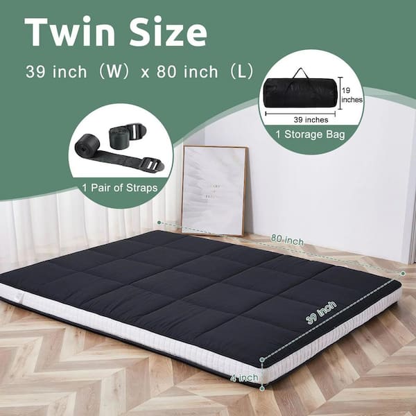 BOZTIY Futon Mattress, 39 x Cushion 1-Piece Deep Seating