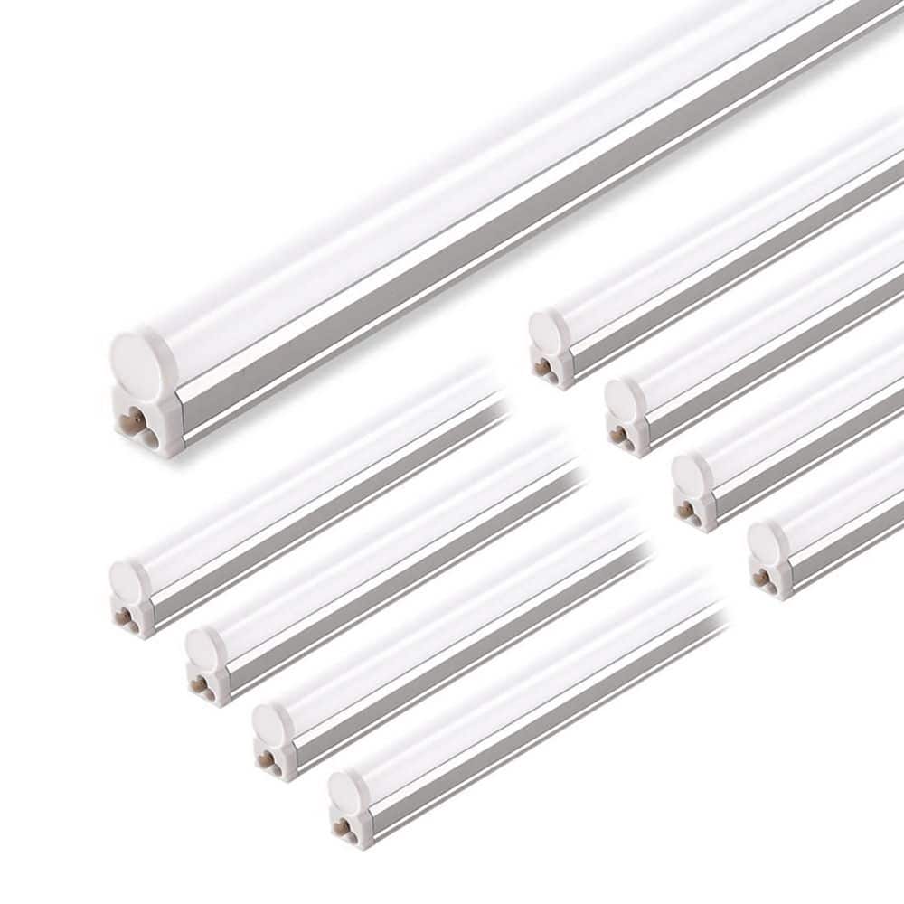 4 ft. Integrated LED Shop Light, 2200lm, 5000K, 20W, Utility Ceiling and Under Cabinet Light with ON/Off Switch (8-Pack) price history on PriceWatchPro