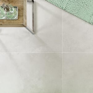Cleft Blanco 32 in. x 32 in. Semi-Polished Porcelain Floor and Wall Tile (13.78 sq. ft./Case)