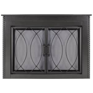 Amhearst Small Glass Fireplace Doors