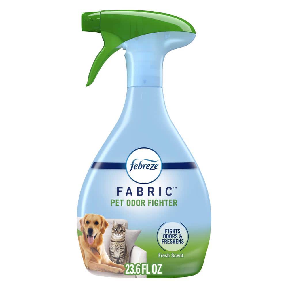 Febreze Fabric Pet Odor Fighter 23.6 oz. Fresh Scent Fabric Freshener ...