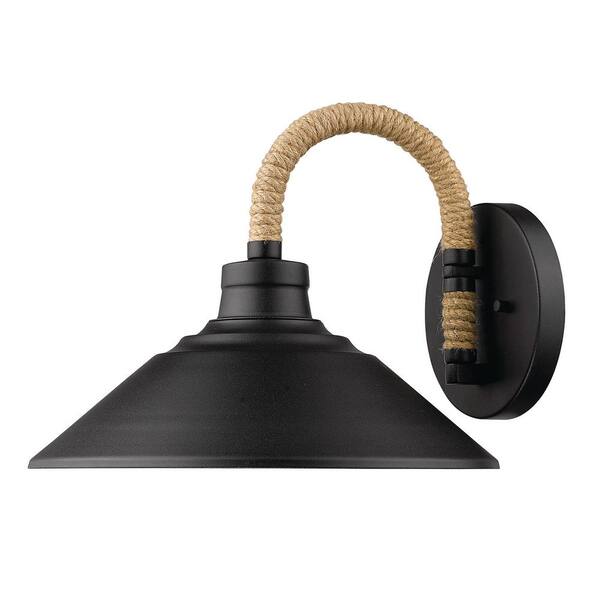 home depot black sconce