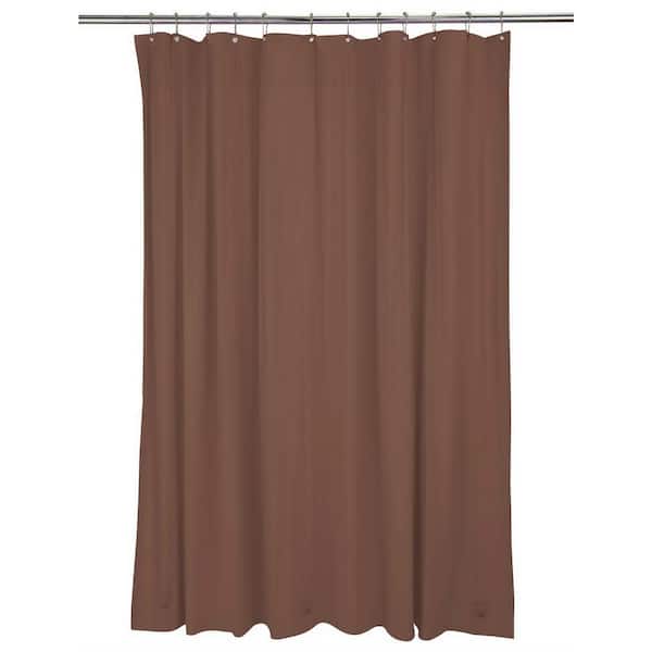 Heavy Grommet Shower Liner in Chocolate