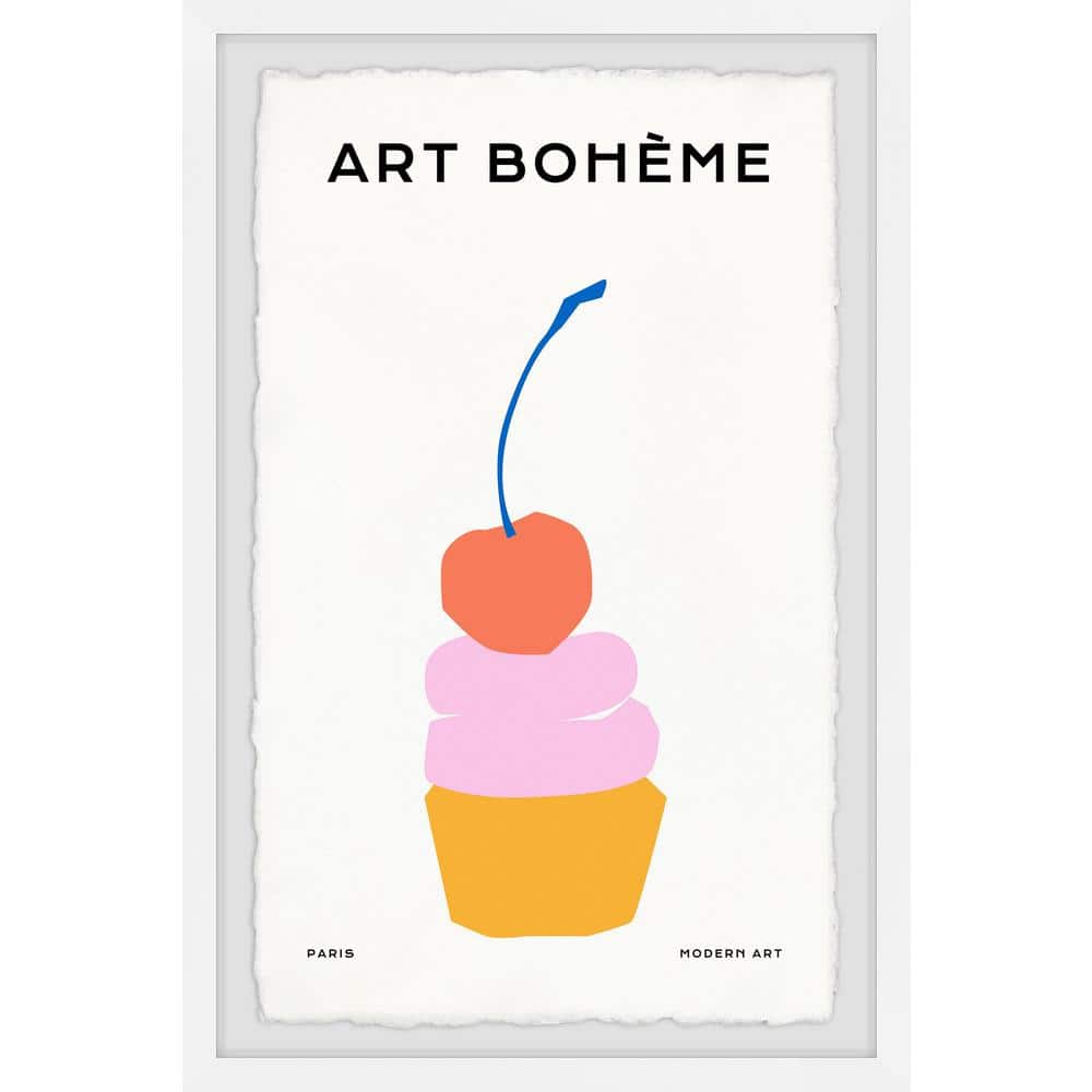 Red Cherry by Marmont Hill Framed Food Art Print 30 in. x 20 in.