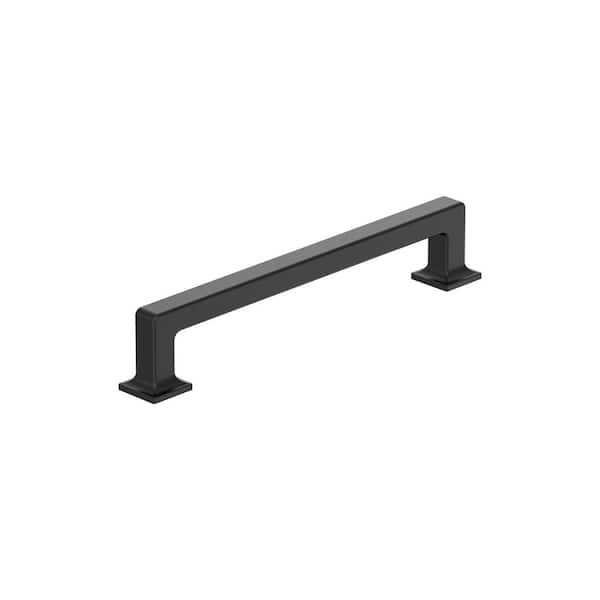 Lintel 6-5/16 in. (160mm) Center-to-Center Matte Black Bar Cabinet Pull
