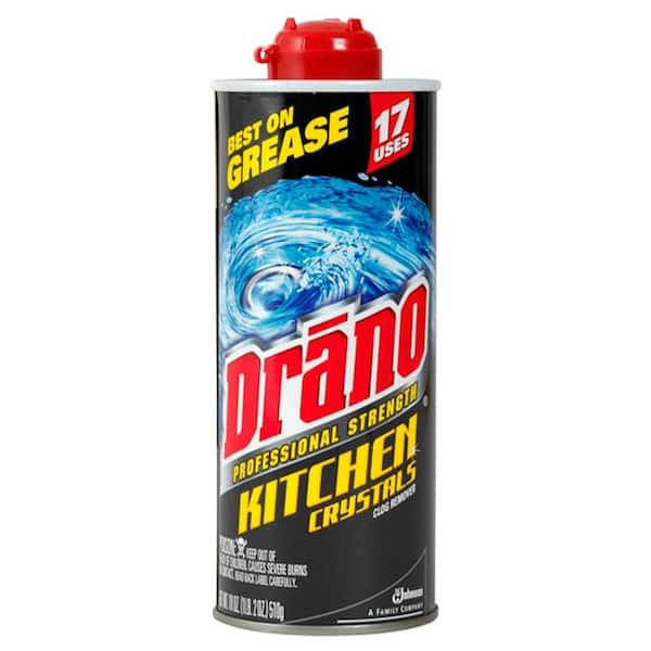 Drano 18 oz. Pro Strength Kitchen Drain Opener Crystals (6-Pack)