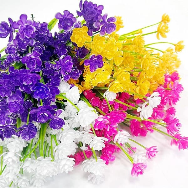 Indoor/Outdoor 12.5 in. Multi-Colored Artificial Other Daffodil