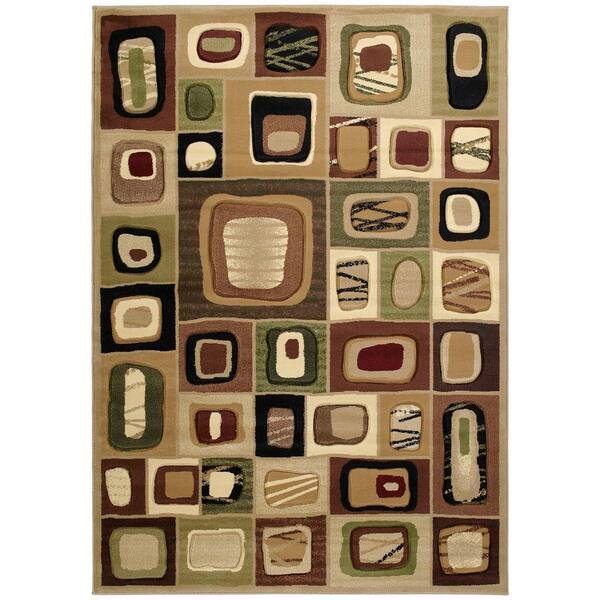 United Weavers Contours Dominion Brown Oversize Rug 7'10" X 10'6"