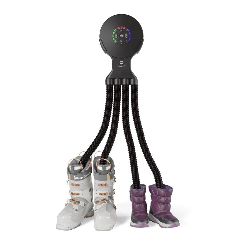 Black 25.6 in. x 8.66 in. x 3.35 in. Plastic Free Standing Shoe and Boot Dryer price history on PriceWatchPro