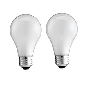 25-Watt A19 Dimmable DuraMax Long-Life Incandescent Light Bulb Soft White (2450K) (2-Pack)