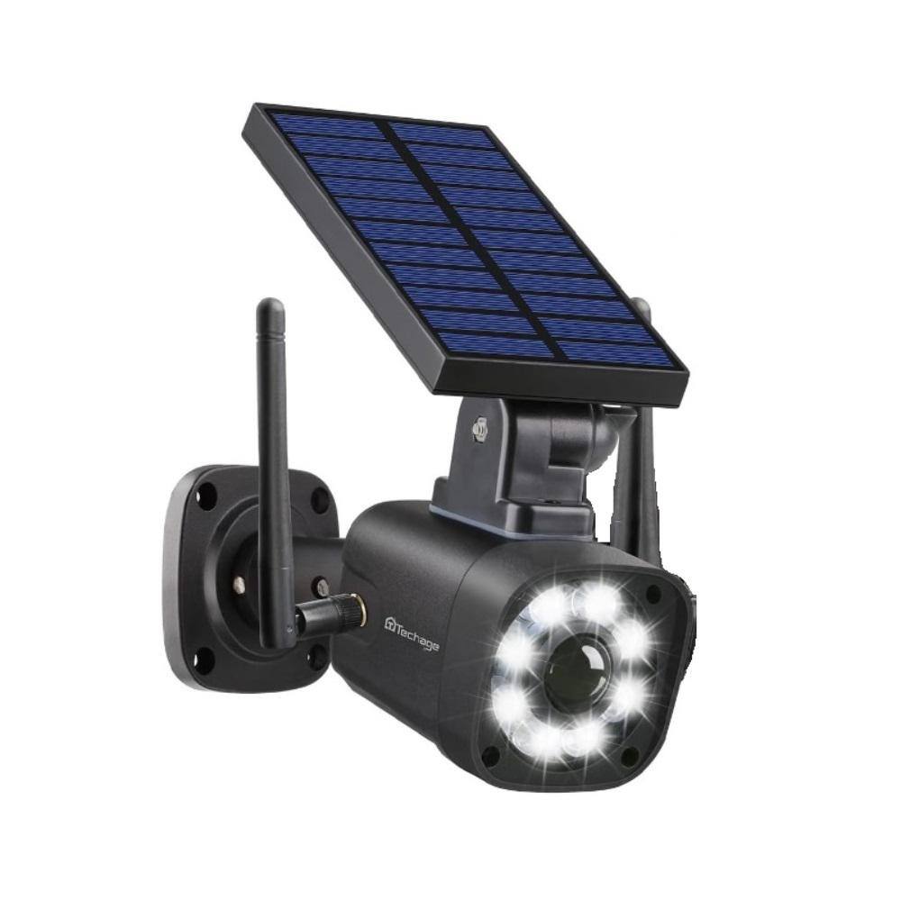 Etokfoks Fake Security Camera Solar Battery Powered with Motion