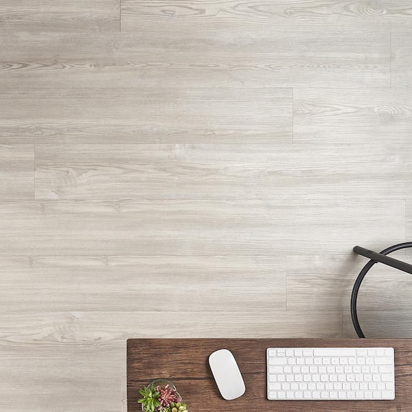 Revive White Oak Vintage 12MIL x 6.3 in. W x 48 in. L Glue Down Waterproof Luxury Vinyl Plank Flooring (36 sq. ft./case)