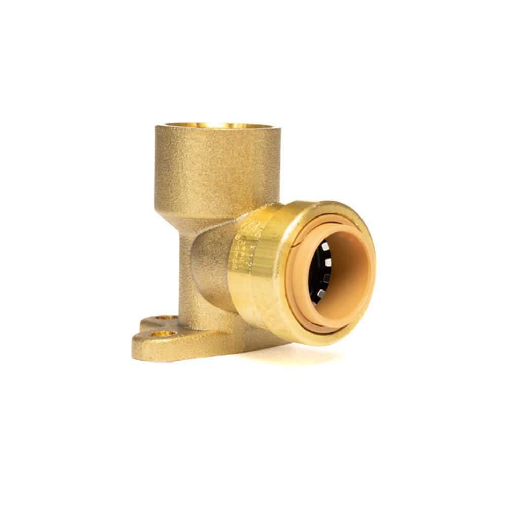 1/2 in. Push-to-Connect x FNPT (Female) Brass 90° Drop Ear Elbow Fitting price history on PriceWatchPro