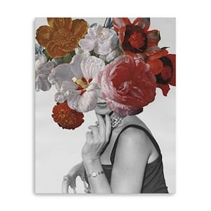 Red Garden Party by Wild Apple Portfolio 1-piece Giclee Unframed People Art Print 20 in. x 16 in