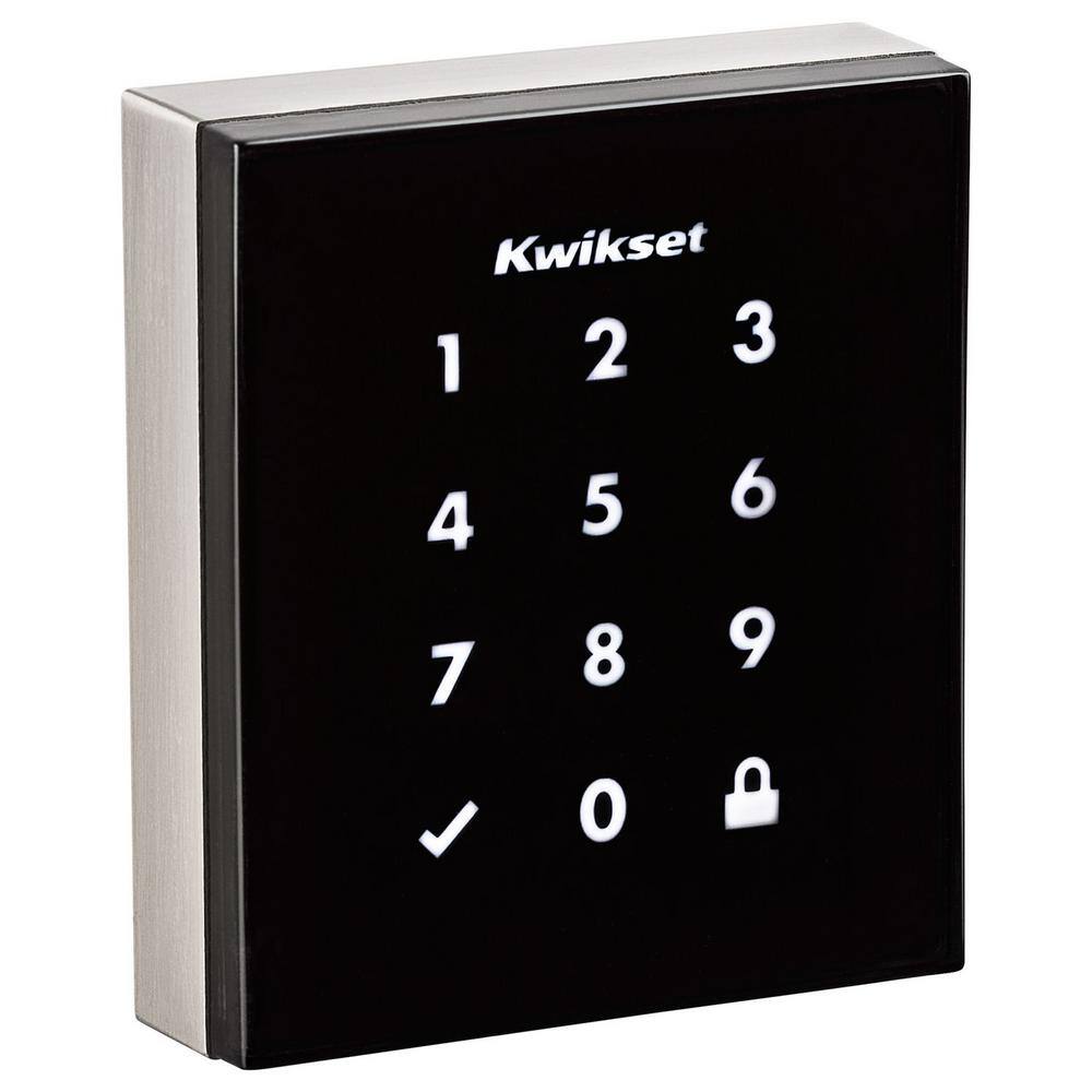 Kwikset Obsidian Satin Nickel Keyless Keypad Electronic