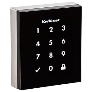 Obsidian Satin Nickel Keyless Keypad Electronic Touchscreen Deadbolt