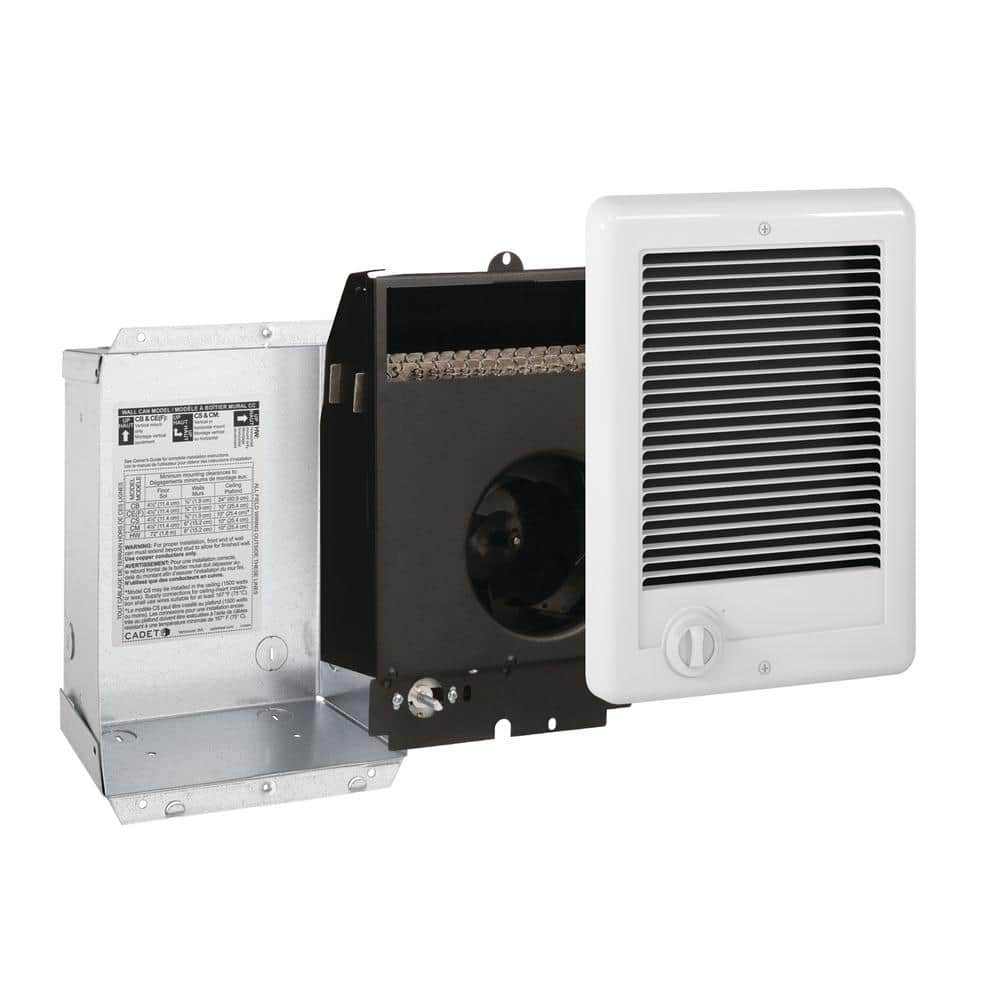 UPC 027418675088 product image for 120-volt 1,000-watt Com-Pak In-wall Fan-forced Electric Heater in White with The | upcitemdb.com