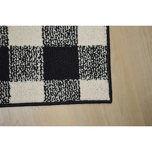 Country Living Black/Ivory 5 ft. x 7 ft. Area Rug