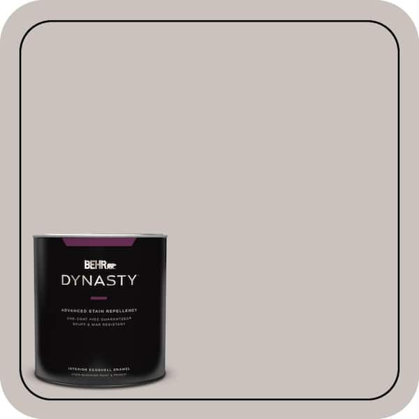 BEHR DYNASTY 1 qt. #N140-2 Chicago Fog Eggshell Enamel Interior Stain-Blocking Paint & Primer