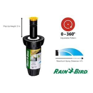 1800 Series 2 in. Pop-Up Professional PRS Sprinkler, 0-360° Pattern, Adjustable up to 4 ft.