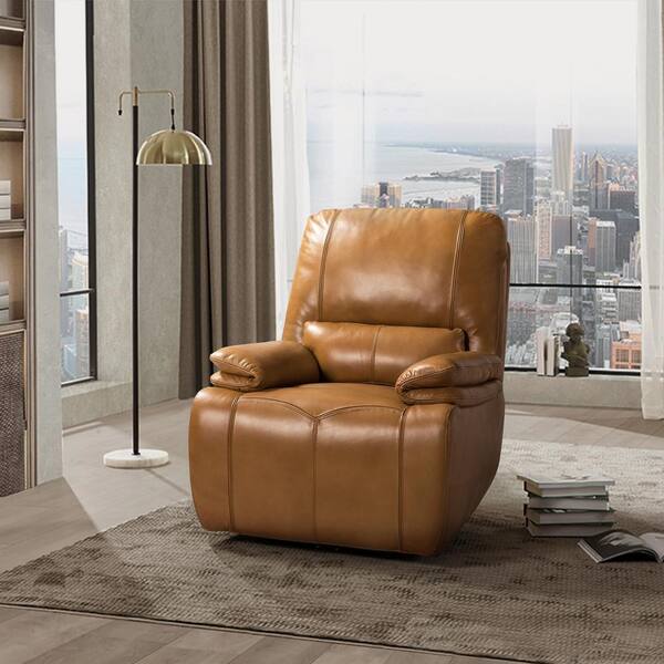 camel recliner chair