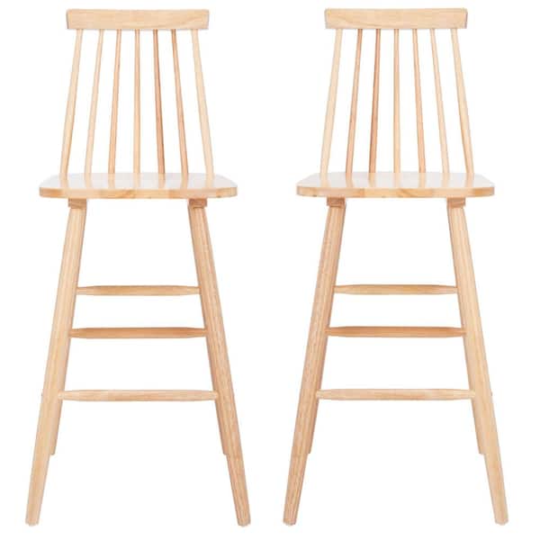 Beaufort 44.5 in. Natural Bar Stool (Set of 2)