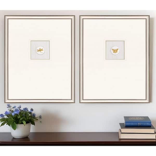2 Piece Framed Graphic Print Animals 25.00 in. x 20.00 in.
