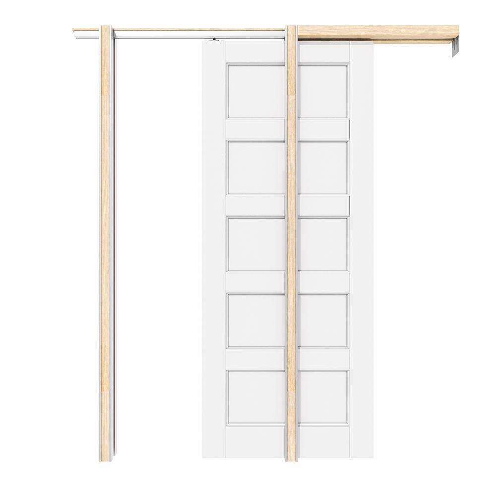 Reviews for ARK DESIGN 32 in. x 80 in. 5Lite Paneled White Primed MDF