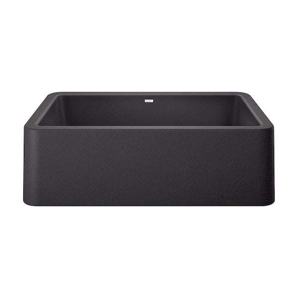 IKON Farmhouse Apron-Front Granite Composite 33 in. Single Bowl Kitchen Sink in Anthracite IKON Farmhouse Apron-Front Granite Composite 33 in. Single Bowl Kitchen Sink in Anthracite