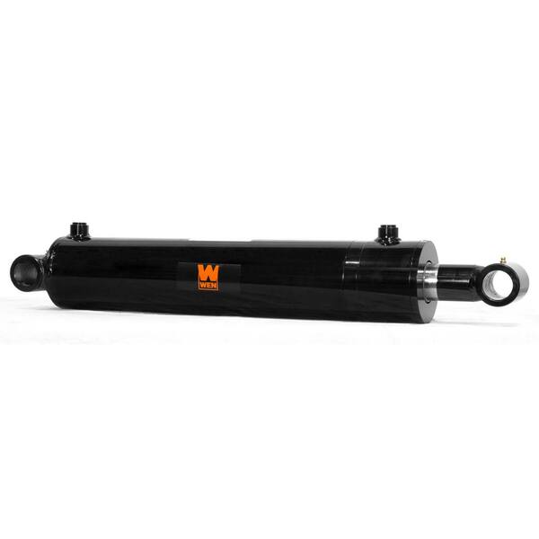 WEN Cross Tube Hydraulic Cylinder with 4 in. Bore and 18 in. Stroke