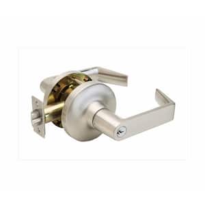 Grade 1-Erin Satin Stainless Cylindrical Entry Door Lever