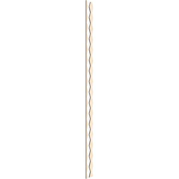 Ekena Millwork Cimarron 94 in. H x 0.375 in. W Slatwall Panels in Birch 24-Pack