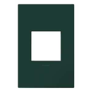 Adorne 1-Gang Evergreen Decorator/Rocker Plastic Wall Plate with Microban Protection