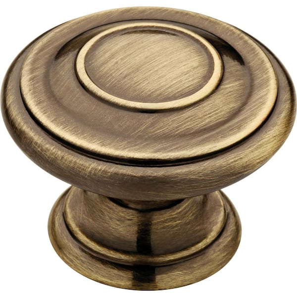 Brass Round Cabinet Knob | Small Brass Cabinet Knobs