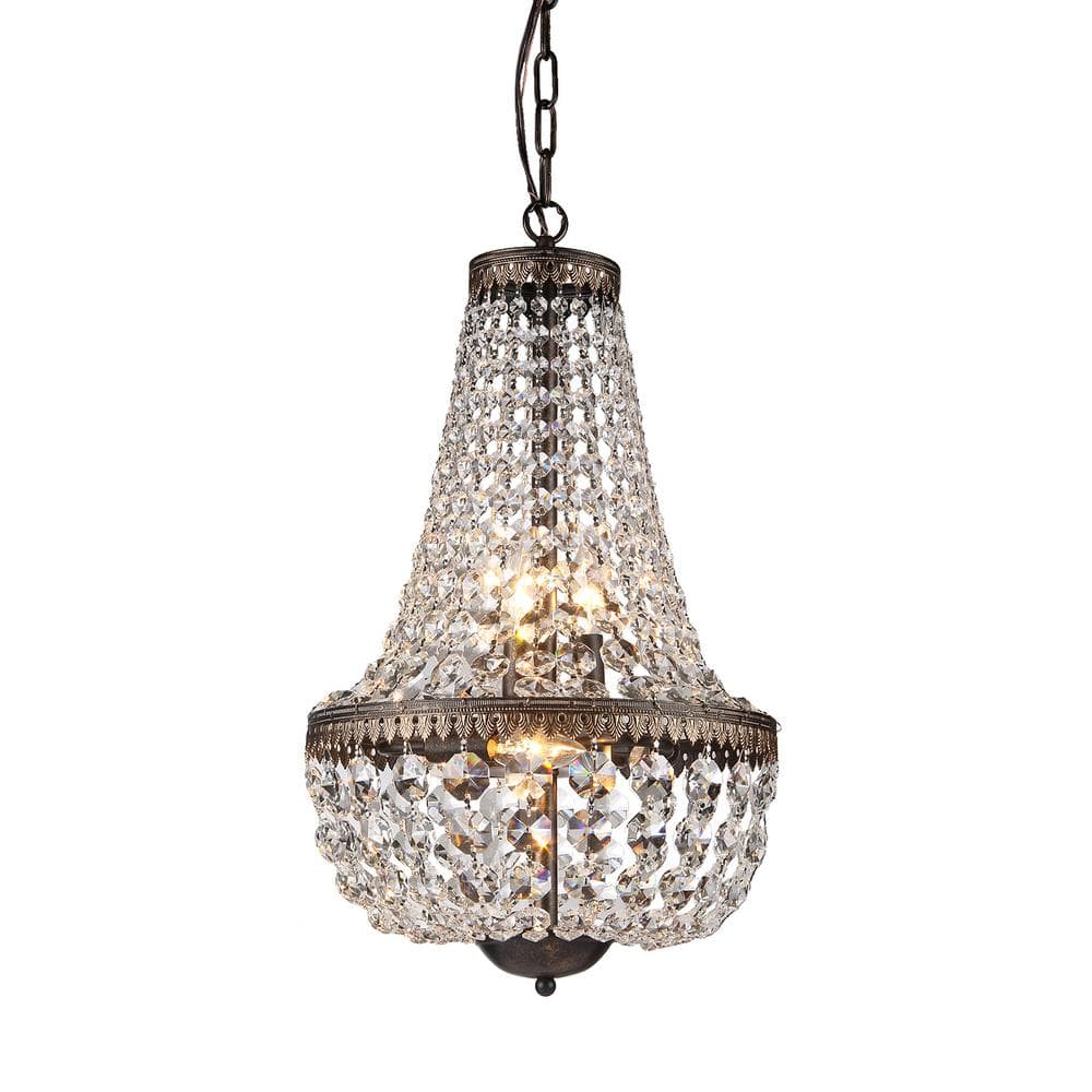 Polished Brass Crystal Chandelier 11 Lamps 630x630