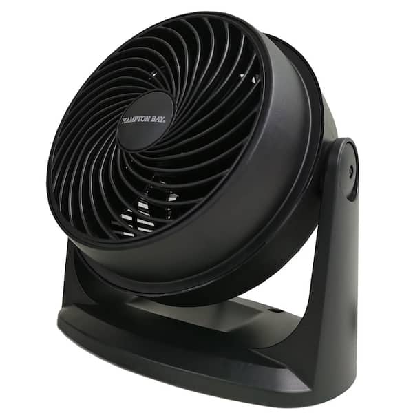 8 in. 3 Speed Personal Desk Fan in Black