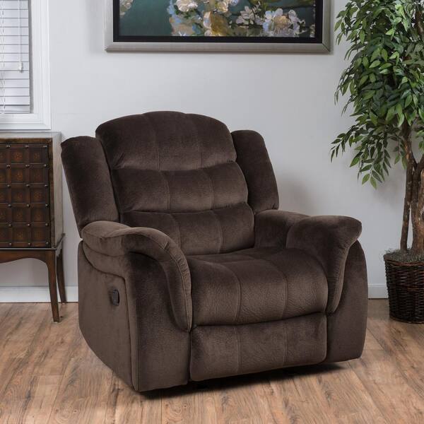 hawthorne fabric glider recliner club chair by christopher knight home