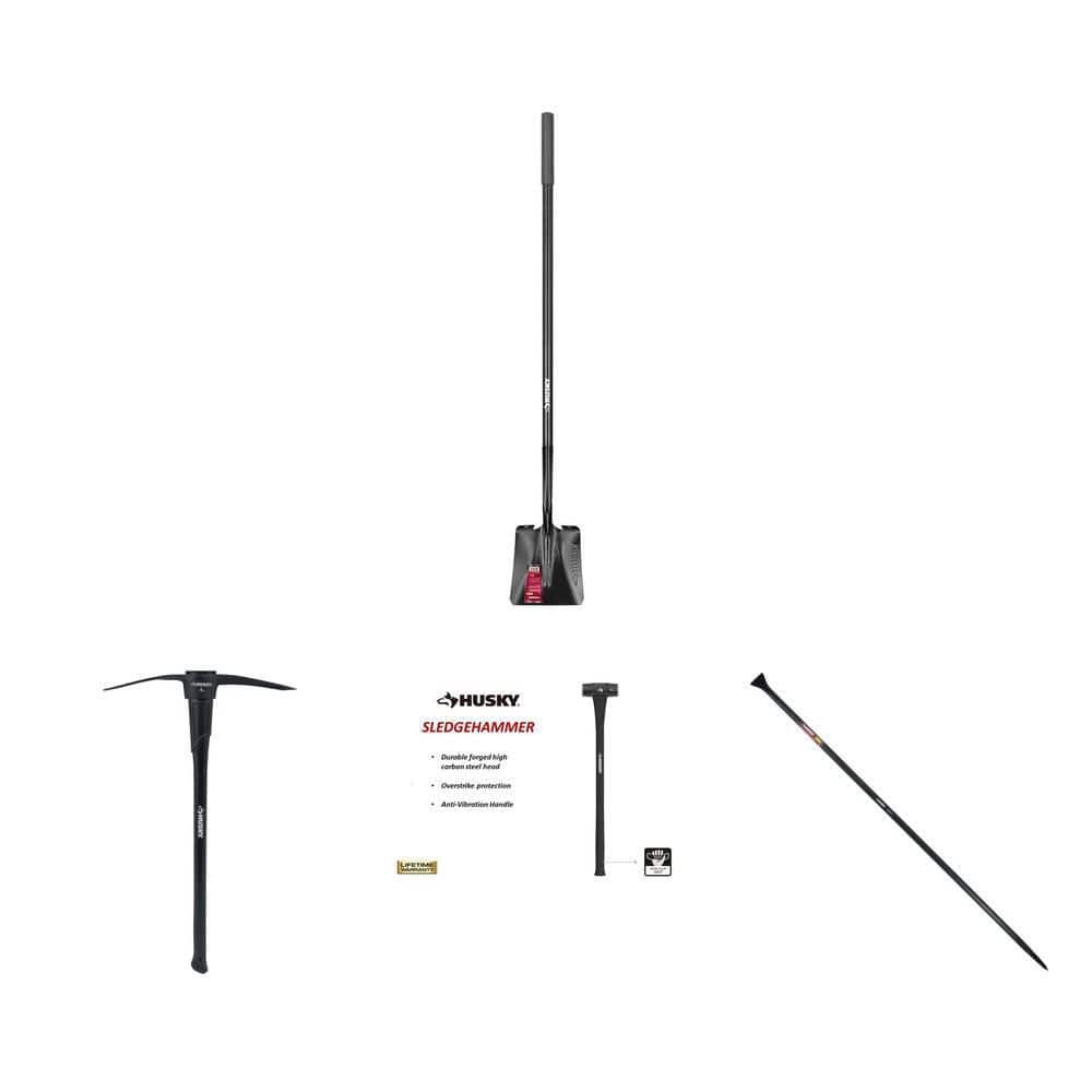 Husky 10 lb. Sledgehammer with 34 in. Fiberglass Handle HD-SF10LB