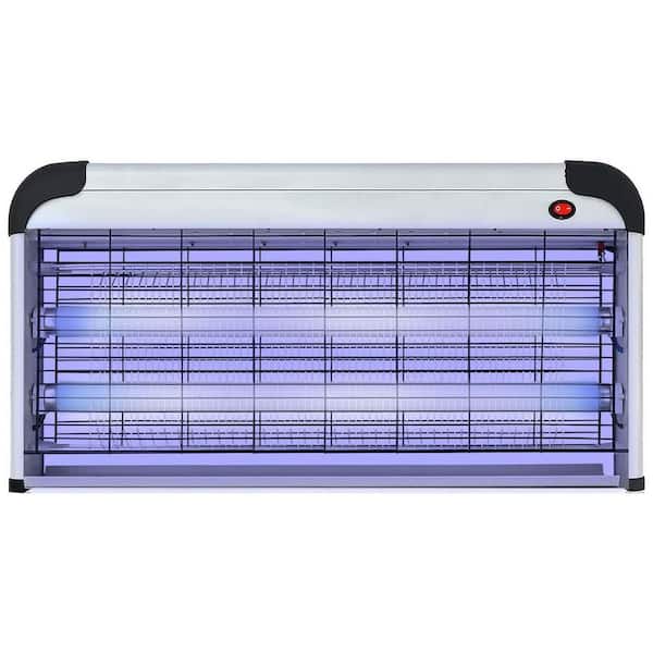 40-Watt Indoor Electronic Bug Zapper Repellent, Insect Fly Killer, Aluminum in Silver