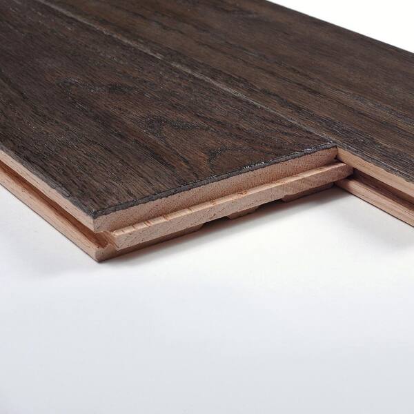 Blue Ridge Hardwood Flooring Oak, Hickory Heritage Grey Solid Hardwood Flooring