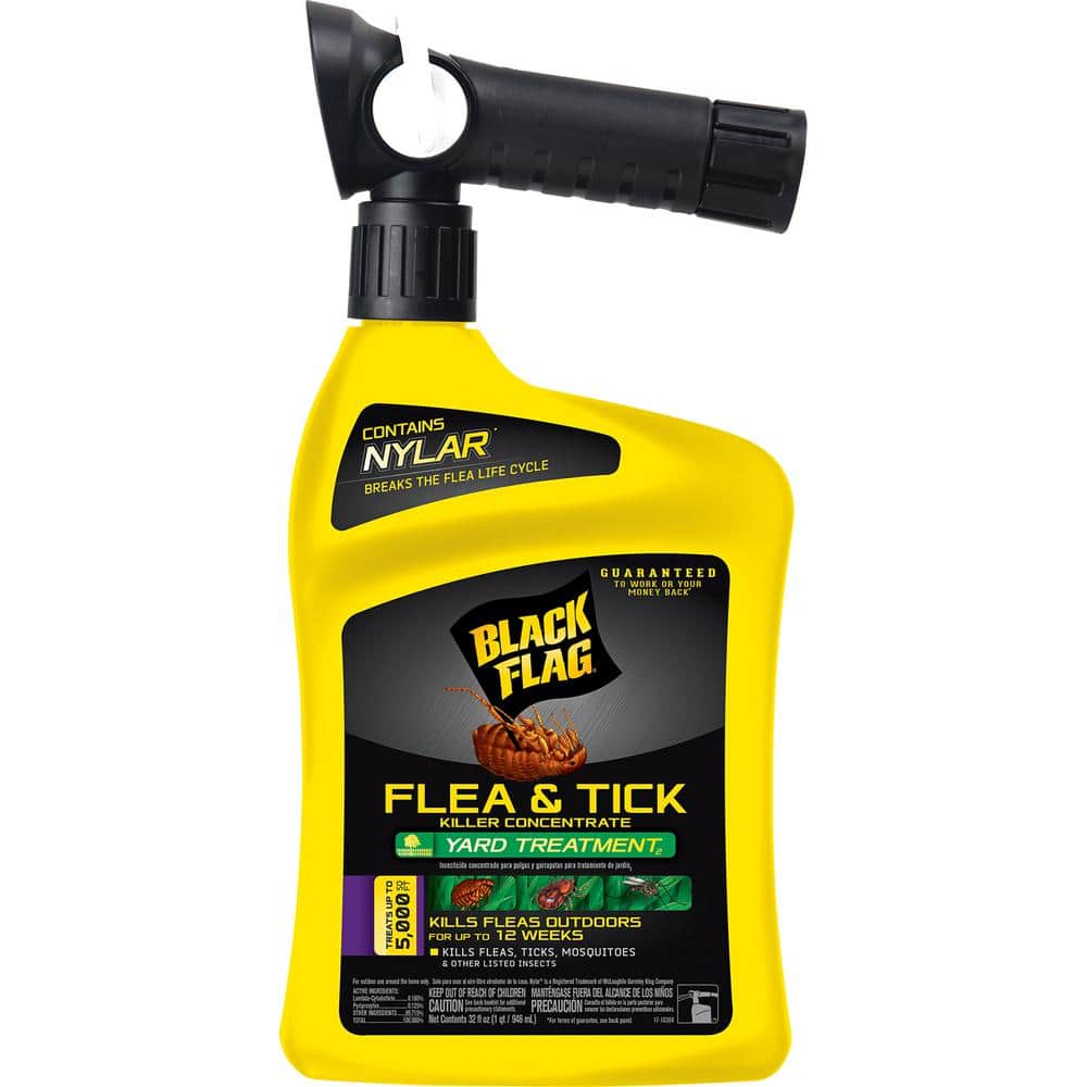Black Flag Flea And Tick Yard Spray 32 Oz Ready To Spray Concentrate Hg 11108 2 The Home Depot