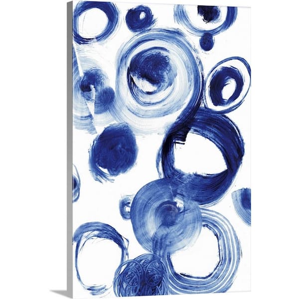 GreatBigCanvas "Blue Circle Study IV" by Jodi Fuchs Canvas Wall Art