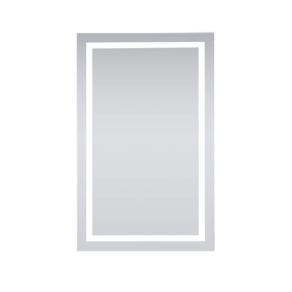 Timeless 32 in. W x 48 in. H Framed Rectangular LED Light Bathroom Vanity M