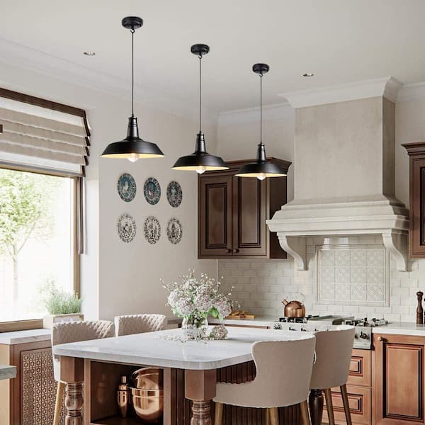 Black Lamp Ceiling Canopy Kit with Chandelier Hook Mounting Hardware Iron Cover Plate Easy Install 2-Pack