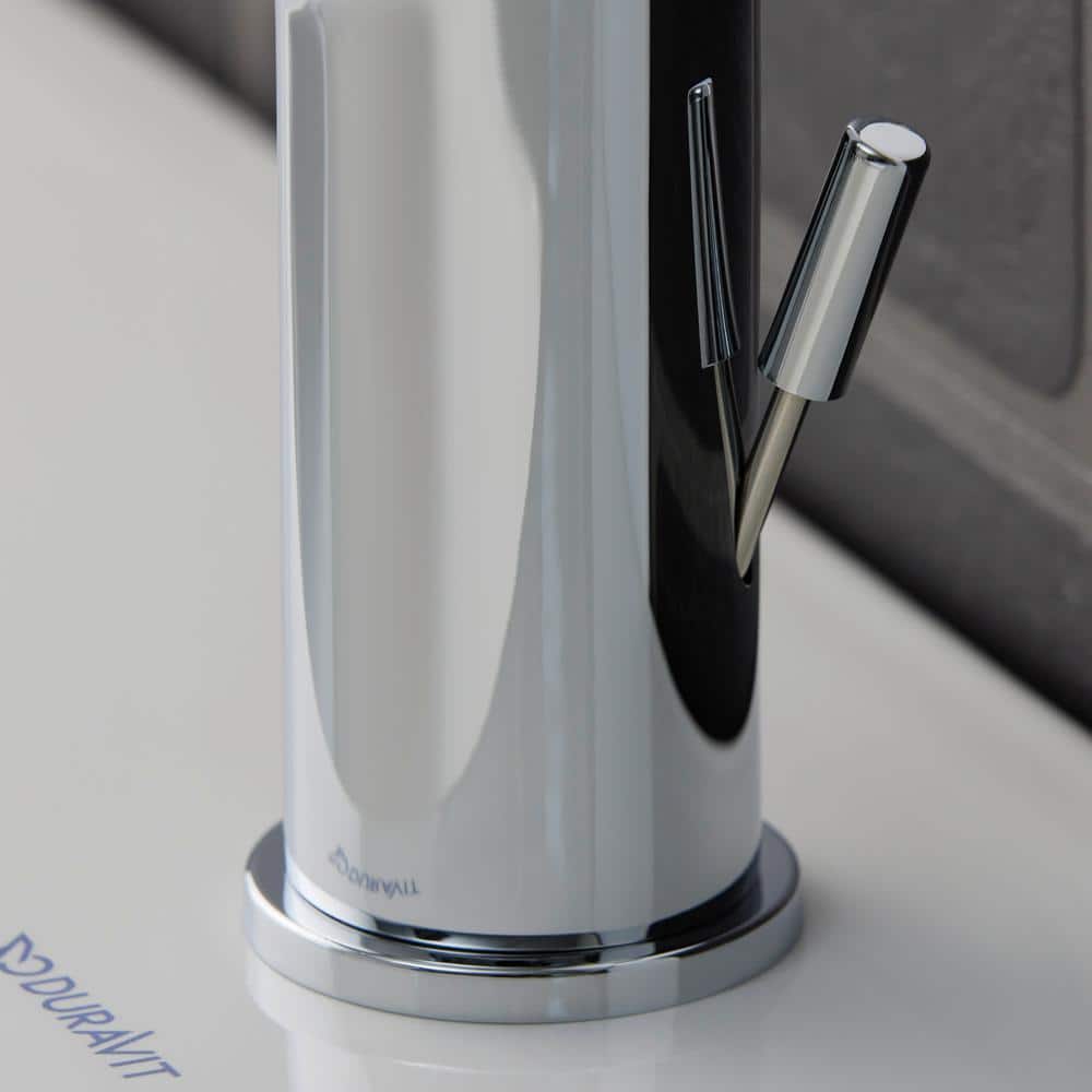 Sleek Chrome Single Handle Low Arc Bathroom Faucet