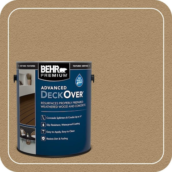 1 gal. #SC-145 Desert Sand Textured Solid Color Exterior Wood and Concrete Coating