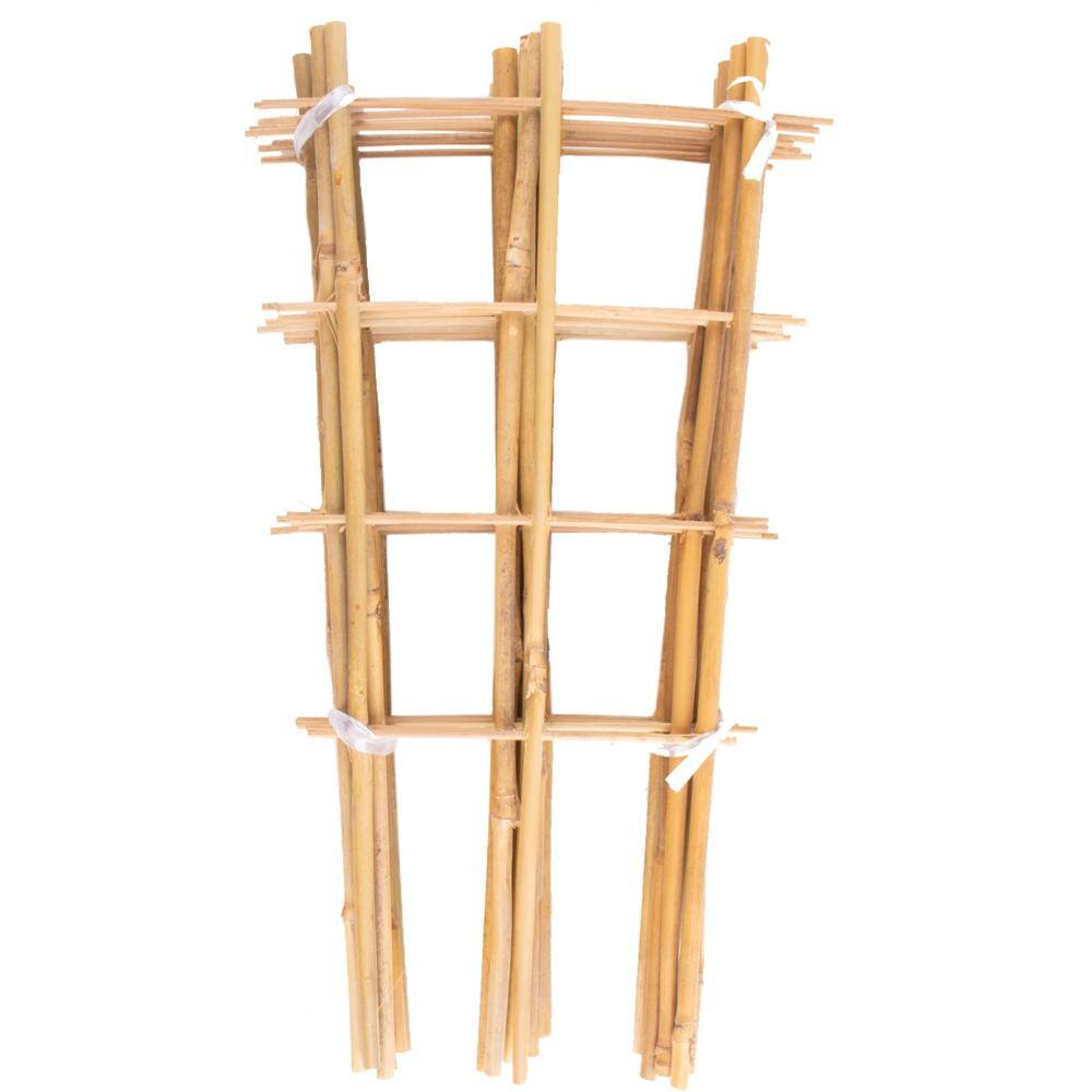 16 in. Bamboo Plant Trellis Ladder Support Natural 10 Pack price history on PriceWatchPro