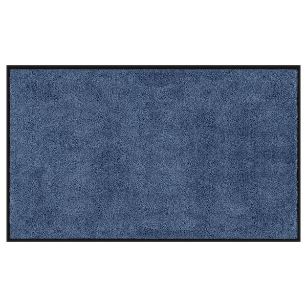 Bungalow Flooring Dirt Stopper Supreme 36 in. x 72 in. Door Mat Midnight Grey