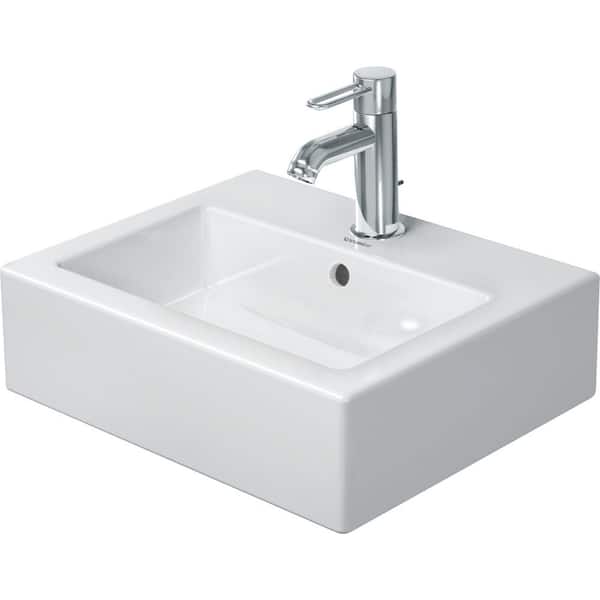 Duravit 17.75 in. Ceramic Retangular Vessel Sink in White