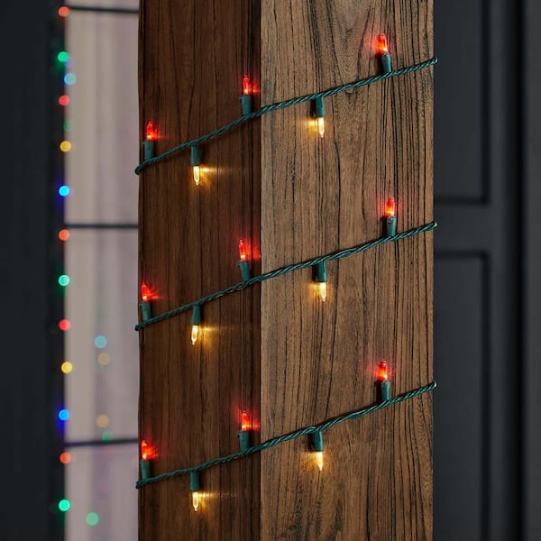 100 Count Red/Warm White Mini LED Lights